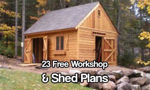 23 Free Workshop and Shed Plans - SHTF &amp; Prepping Central