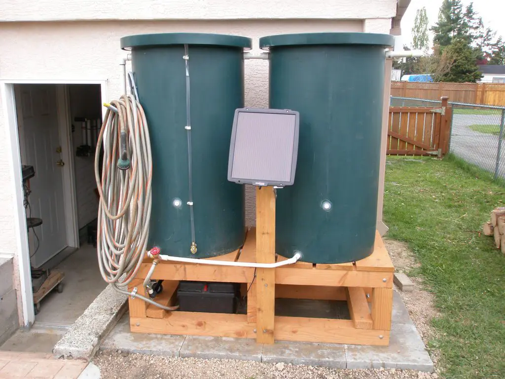 solar chicken barrel rain water coop panel grid projects diy power self powered barrels sufficient coops panels shtf become energy