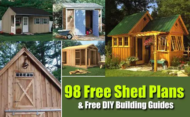 98 Free Shed Plans and Free Do It Yourself Building Guides - SHTF 