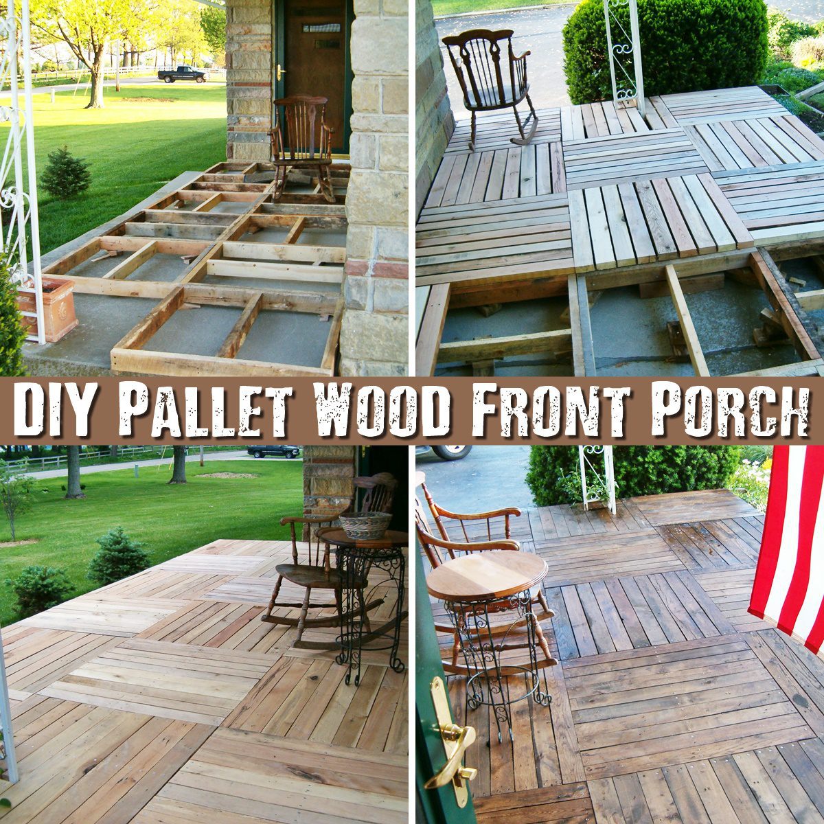 DIY Pallet Wood Front Porch - SHTF & Prepping Central