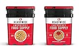 ReadyWise Long Term Emergency Food Supply, Breakfast and Entree Variety (2 Buckets- Total of 240 Servings)