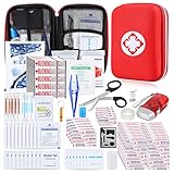YIDERBO First Aid Kit Survival Kit, 274Pcs Upgraded Outdoor Emergency Survival Kit Gear - Medical Supplies Trauma Bag Safety First Aid Kit for Home Office Car Boat Camping Hiking Hunting Adventures