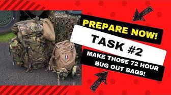 'Video thumbnail for Make A 72 Hour Bug Out Bag For Every Family Member Day 2383 Experimental Homesteader'