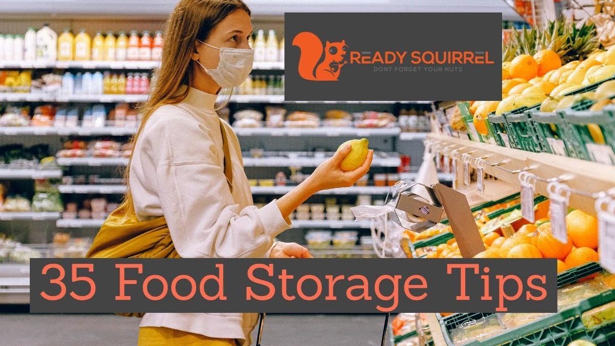 'Video thumbnail for 35 Top Tips For Emergency Food Storage in SHTF'