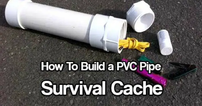 How To Build a PVC Pipe Survival Cache — The total cost to build this project should easily be under twenty dollars. Having caches scattered around your property or bug out route could be a vital part of our prepping plan!