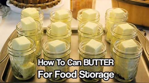 How To Can BUTTER For Food Storage