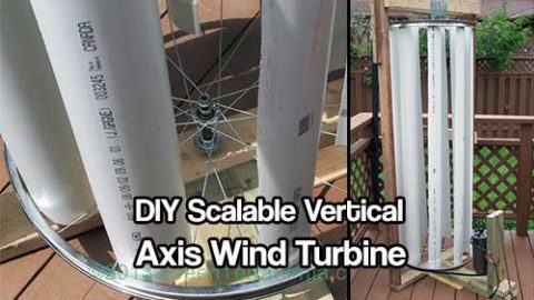 DIY Vertical Axis Wind Turbine