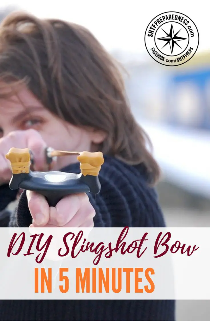 DIY Slingshot Bow In 5 mins