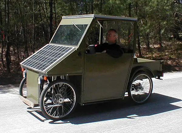 Diy solar panel car