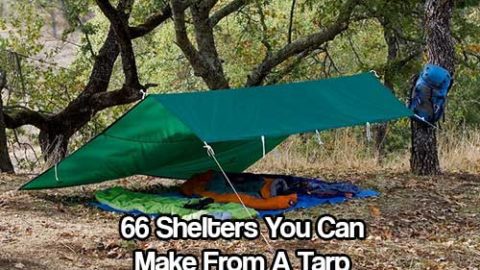 66 Shelters You Can Make From A Tarp