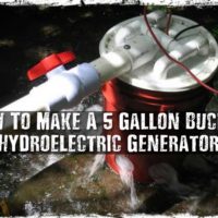 How To Make A 5 Gallon Bucket Hydroelectric Generator -