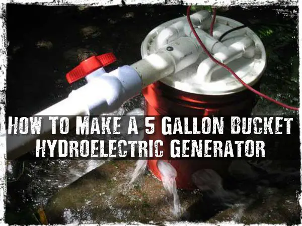 How To Make A 5 Gallon Bucket Hydroelectric Generator - This is a very innovative hydroelectric modification for a five gallon bucket. Sam Redfield developed this design, and step by step manual, to provide a source of electricity that can be built cheap and hooked up to any source of flowing water.
