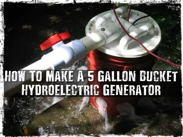 How to Make a 5 Gallon Bucket Hydroelectric Generator 1 How To Make A 5 Gallon Bucket Hydroelectric Generator - This is a very innovative hydroelectric modification for a five gallon bucket. Sam Redfield developed this design, and step by step manual, to provide a source of electricity that can be built cheap and hooked up to any source of flowing water.