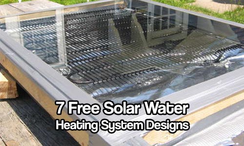 7 Free Solar Water Heating System Designs - SHTF Prepping