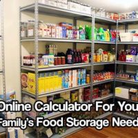 Calculate Your Family's Food Storage Needs