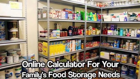 Calculate Your Family’s Food Storage Needs