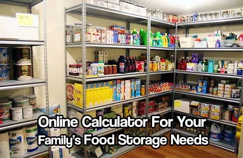 Calculate Your Family's Food Storage Needs
