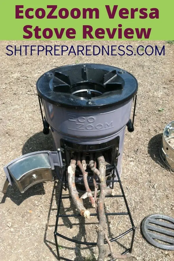 The EcoZoom Versa Stove is very well made. It is categorized as a rocket stove, which is efficient in cooking using small diameter wood fuel.