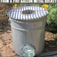 How To Build A Rocket Stove From a Five Gallon Metal Bucket - Having a way to cook if the SHTF is obviously a given, having a way to cook with less fuel is the smartest thing to have. A rocket stove can boil water and cook food on only a few sticks and twigs. They are super efficient.