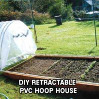 DIY Retractable PVC Hoop House