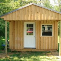 How to Build a 12×20 Cabin on a Budget - Are you struggling financially? Do you have land but no money for a bug out cabin? If you can save $2k you could have this 12 x 16 cabin. Plenty of room for living, work and play. :)