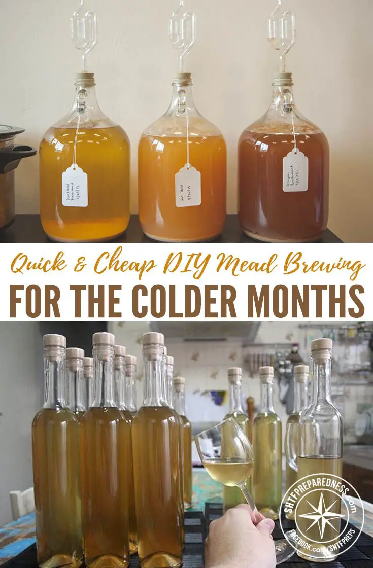 Quick & Cheap DIY Mead Brewing For The Colder Months — This is a really cool project. A few months ago I posted How To Make Mead (Honey Wine) and that went down really well, a lot of you commented how yummy and easy it is to make.