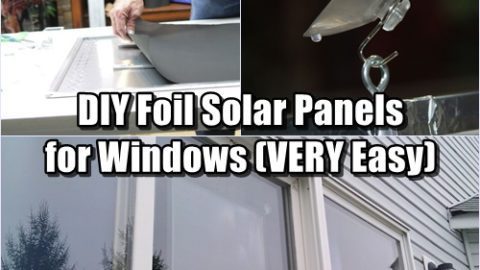 DIY Foil Solar Panels for Windows (VERY Easy)