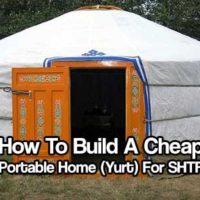 How To Build A Cheap Portable Home (Yurt) For SHTF - This article will show you how to build a cheap and portable home (Yurt) for any emergency. This project is awesome and could quite literally save your family&rsquo;s lives.