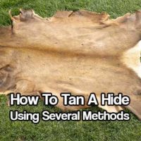 How To Tan A Hide Using Several Methods - Knowing how to tan a hide is a very important skill to know. If SHTF, there will be no new sheets, no new blankets being made or imported in. It will be up to us to stay warm.