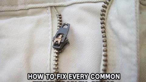 How to Fix Every Common Zipper Problem. Period