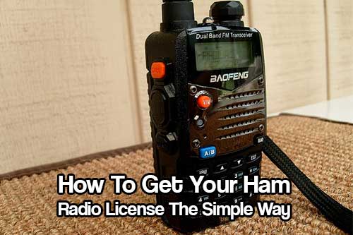 How To Get Your Ham Radio License (The Simple Way) 1 How To Get Your Ham Radio License - Investing in getting a Ham licence could mean the difference in life or death. In some cases anyway! What is a Ham Radio? A Ham radio is a way you can communicate from the top of a mountain, your home or behind the wheel of your car.