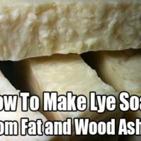 How To Make Lye Soap From Fat and Wood Ashes