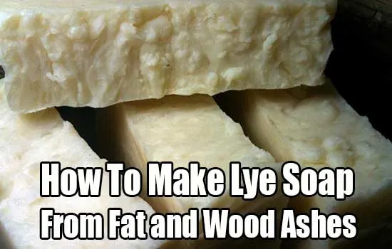How To Make Lye Soap From Fat and Wood Ashes