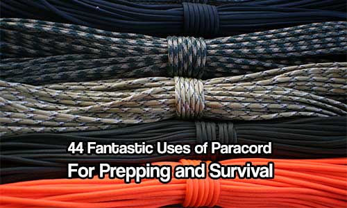 44 Fantastic Uses of Paracord for Prepping and Survival - Having projects to do that have paracord on, in or made from paracord could come in very handy if you find yourself in need of cordage, like for a shelter or fishing line!