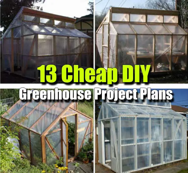 13 Cheap DIY Greenhouse Project Plans