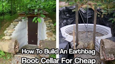 How To Build An Earthbag Root Cellar For Cheap