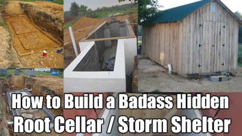 How to Build a Badass Hidden Root Cellar / Storm Shelter