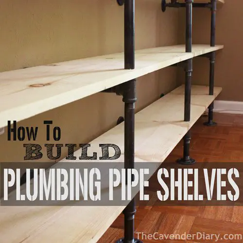 How to Build Plumbing Pipe Shelves