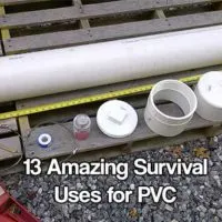 13 Amazing Survival Uses for PVC - If SHTF times would inevitably be very different, that’s why I love to share these projects with you all. PVC is impervious to water and decay so it makes it perfect for storing food and water and even better PVC can be hidden underground too.