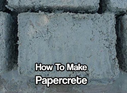 How To Make Papercrete — Papercrete is the ultimate building material for preppers, homesteaders, and off grid living enthusiasts. It is easy and cheap to make. It also could solve your paper and cardboard recycling problems. Literally!