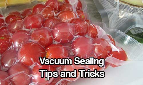 Vacuum Sealing Tips and Tricks - There are some great tips and tricks to help you seal your food right the first time, every time and save you even more money with less waste. Using canning attachments, sealing ‘wet’ foods, and the containers specially made to be vacuum sealed are all fantastic ways that you can regain control over your food, keep your freezer stocked, save money, and best of all, learn how to use a vacuum sealer better!
