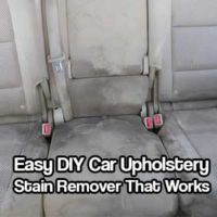 Easy DIY Car Upholstery Stain Remover That Works