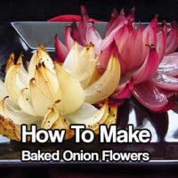 Fabulous Food Art: How to Make Baked Onion Flowers - I love onions and I love art, why not mix them both together and create something beautiful and delicious. These can be made when you have guests over to impress them or just for regular dinner if you are feeling fancy!