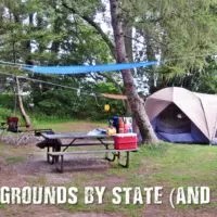 Free Campgrounds By State (and Zip Code!) - Who doesn’t like camping? I think everyone I know likes to camp at least once a year. I actually go camping more like 3 or 4 times a year. The cost can add up so I went hunting for some free campsites near me and came up with a database that shows you free campsites you can search by zip code.