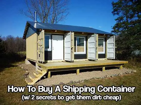 How To Find And Buy A Shipping Container: How To Find And Buy A Shipping Container - I have been looking for a shipping container for years now. I have been a little lazy in regards to actually making an effort and actually finding one but with this guide I found, I can now focus and get a great deal.