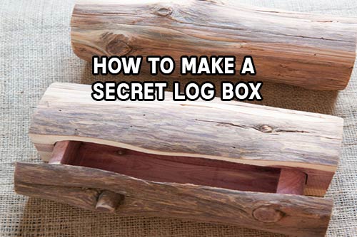 How To Make A Secret Log Box - SHTF Prepping 