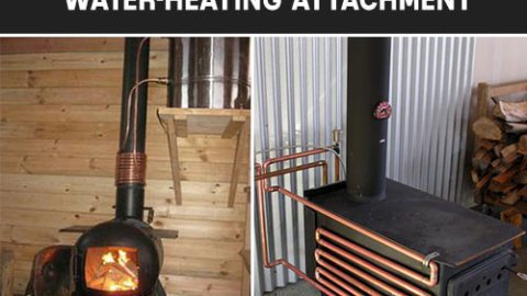 How To Build a Wood Stove Water-Heating Attachment