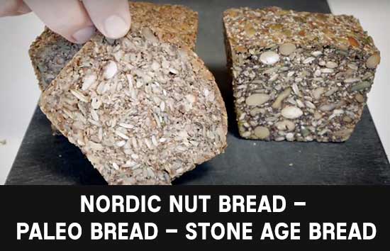 Nordic Nut Bread - Paleo Bread - Stone Age Bread Recipe