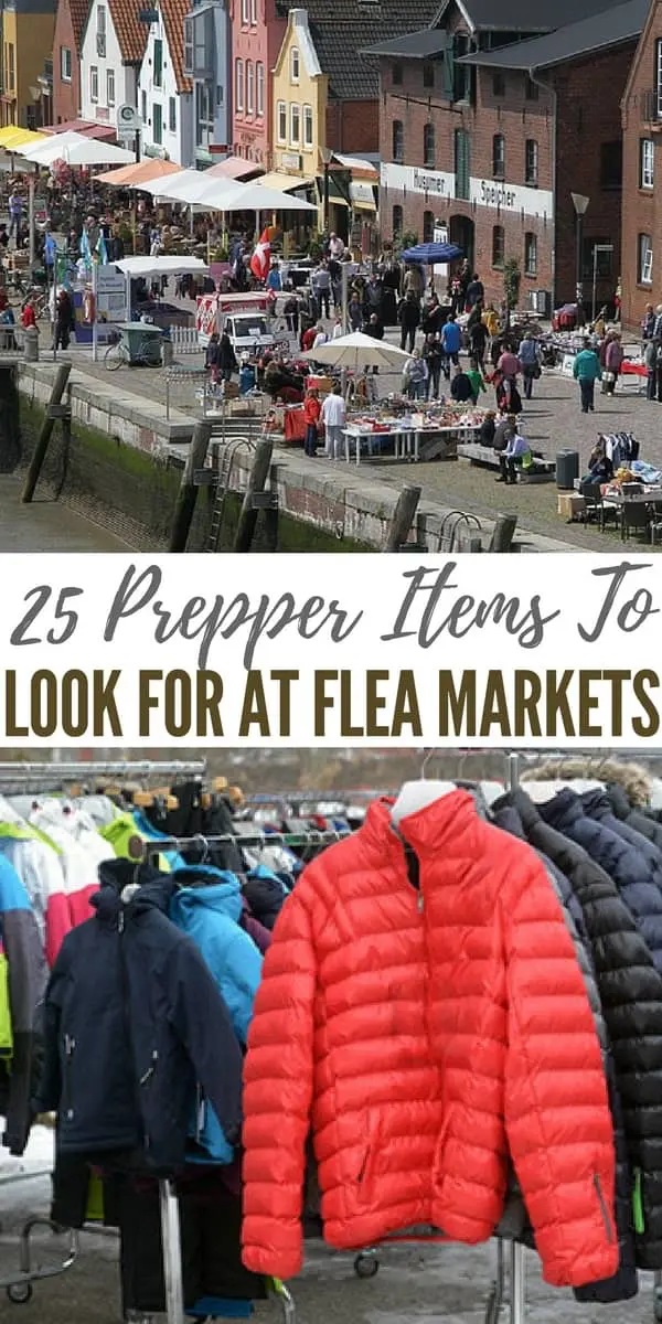 Flea markets and thrift stores can be goldmines if you’re interested in preparedness. You can find your prepper items in these stores.