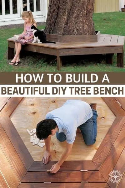 How To Build A Beautiful DIY Tree Bench - I got to thinking about it more and instead of buying lumber at ridiculous prices, I could use pallet wood and wood from other sources for FREE. So sure enough, I checked craigslist, and boom, I found the ad "FREE WOOD, COLLECTION ONLY". So this project could potentially cost a lot less that you think maybe even $0 if you already have the nails and stain.